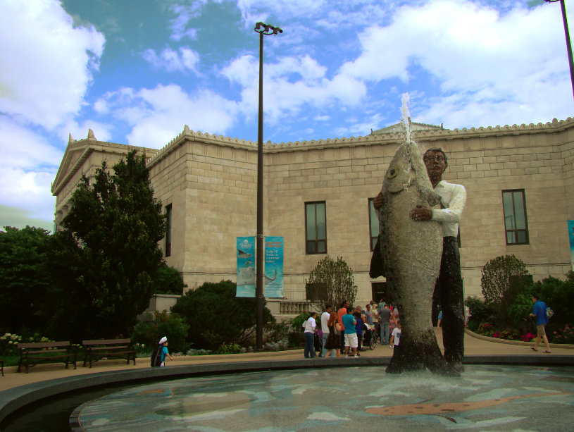 Man With Fish – Chicago, Illinois - Atlas Obscura