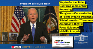 WayToGoJoeBidenConfirmsYearsOfOurReportingDangerousConcentrationOfPowerWealthInfluenceMisinformationThreatensAmericansRightsFactsEvidenceMHVilleAnalysisonManufacturedHomeLivingNews